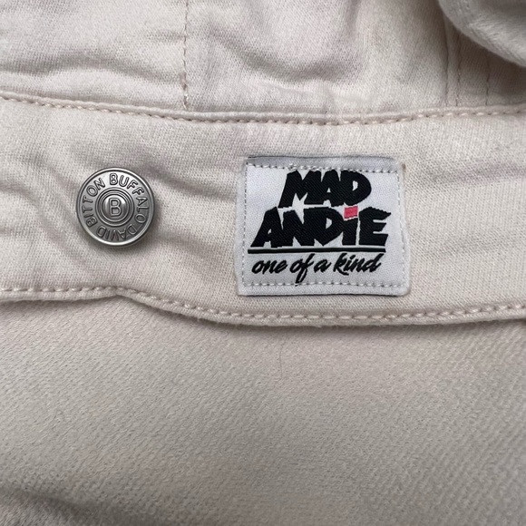 San Francisco 49ers One-of-a-Kind Buffalo MadAndie Custom Denim Jean Jacket - M - Picture 4 of 5